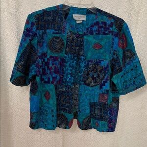 Colorful Geometric Pattern Jacket